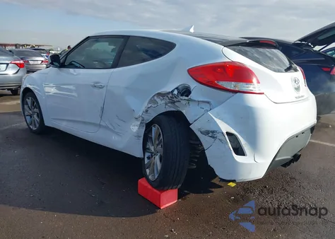 2017 Hyundai Veloster from USA, damaged, VIN KMHTC6AD4HU314811